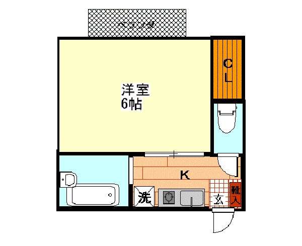 リエル大塚 202号室 間取り