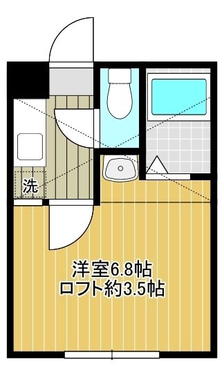 ロッシェル東淵野辺Ⅱ 202号室 間取り