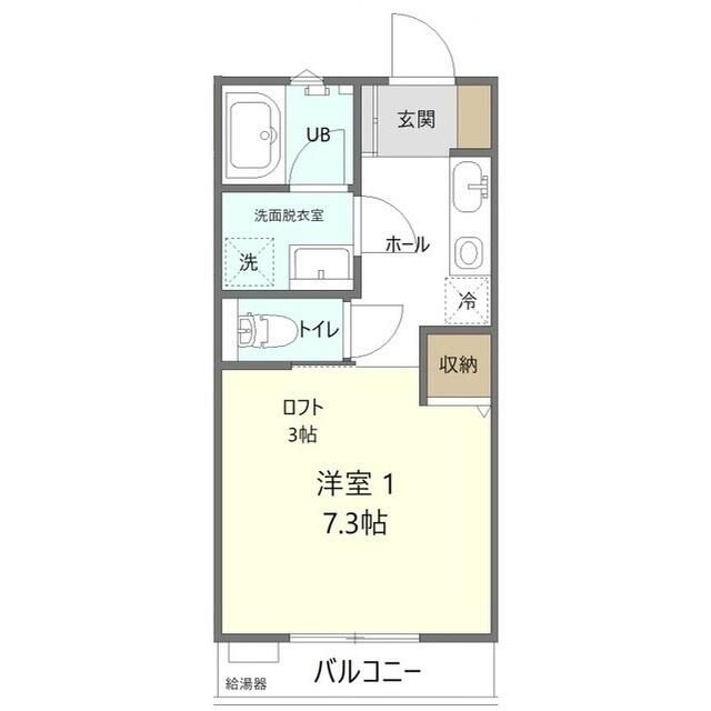 プロメテール 202号室 間取り