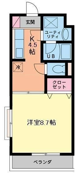 パル・ボヌール 501号室 間取り