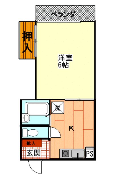 ハイグレース 101号室 間取り