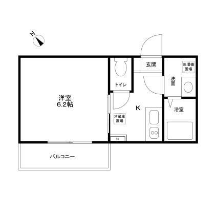 Ａｘｉｓｅｌ　Ｓｅｉｓｈｉｎ 203号室 間取り