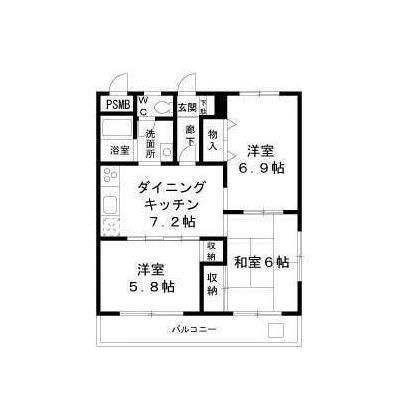 エントピアハウス 106号室 間取り