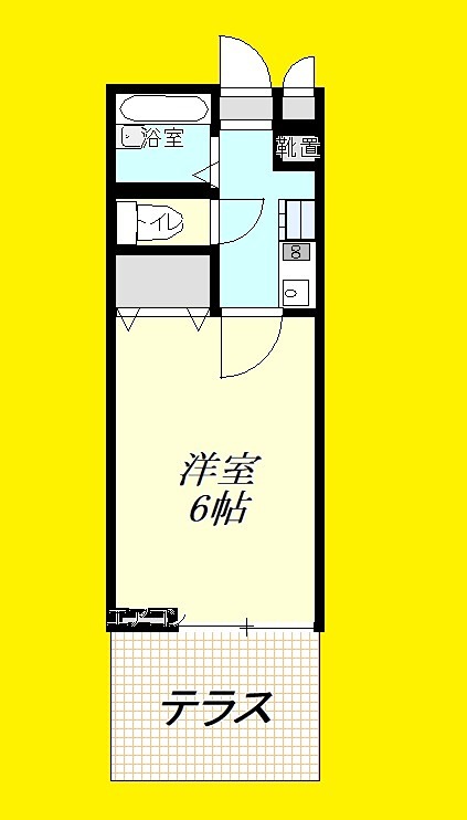 グレイスランド 203号室 間取り