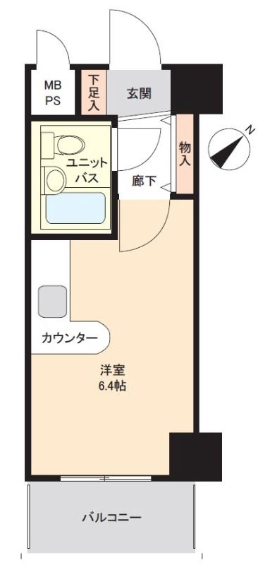 ライオンズマンション相模原第五 707号室 間取り