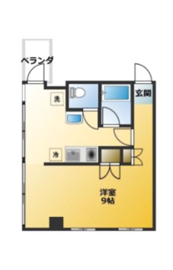 C's 22 OHSAWA 402号室 間取り