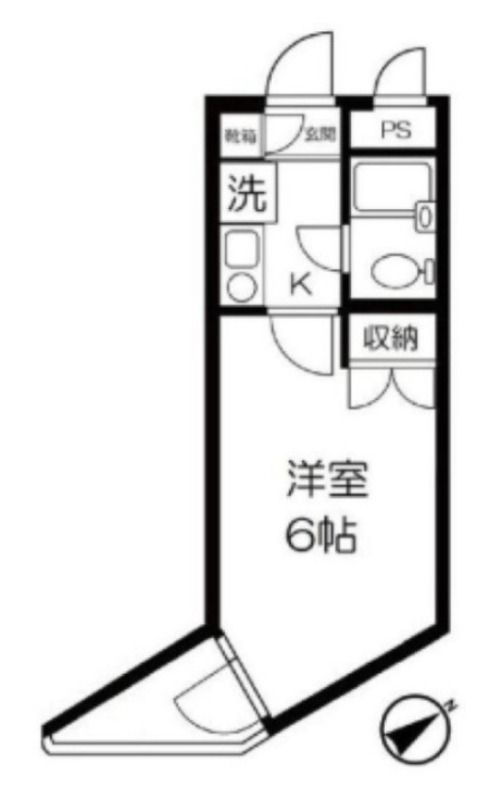 セントヒルズ橋本 206号室 間取り