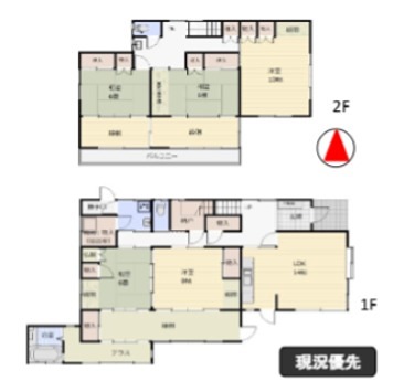 三井西原定期貸家 間取り