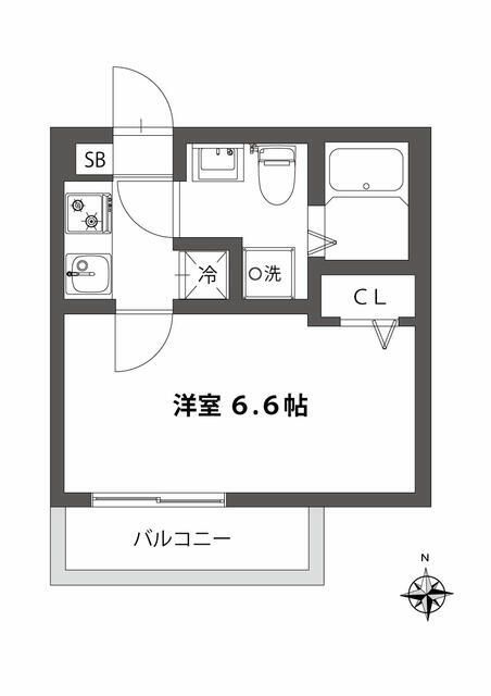 ルミナス永山 101号室 間取り