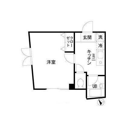 プレジオ中町 101号室 間取り