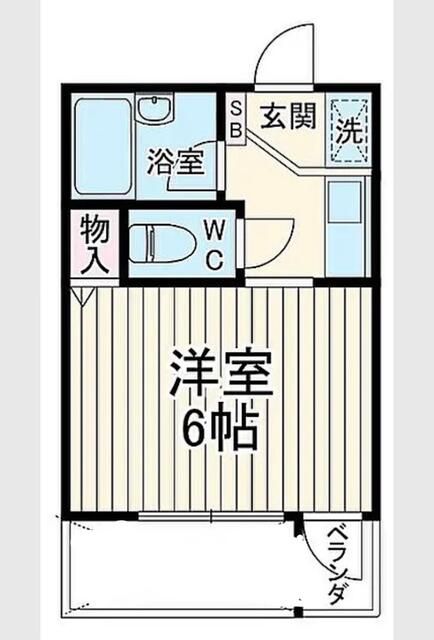 グランマルシェ 205号室 間取り