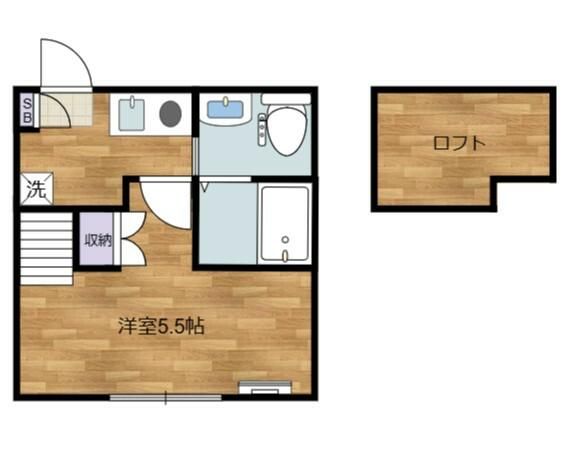 ＳＯＬＡＮＡ淵野辺 203号室 間取り