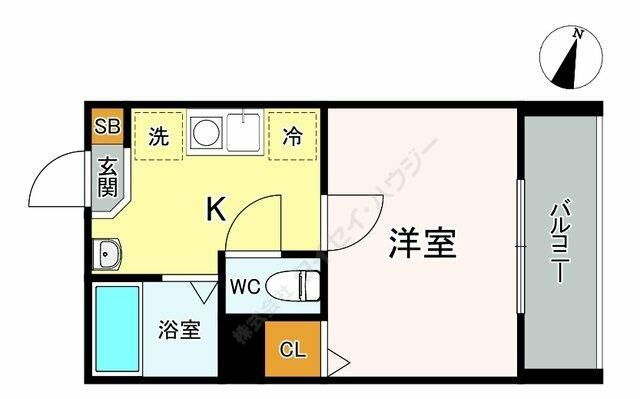 メルディア相模原 202号室 間取り