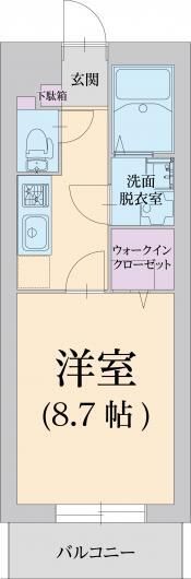 アルビータ・L 304号室 間取り
