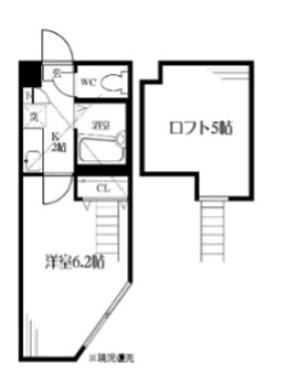 ラシャンス元橋本 101号室 間取り