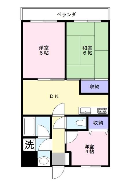 エトワール鹿沼 103号室 間取り