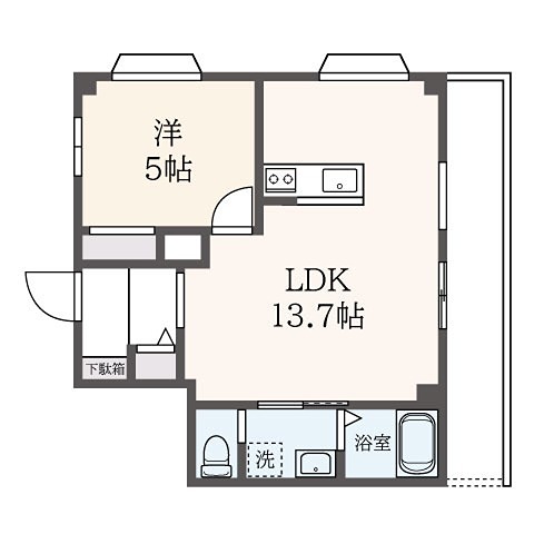 HOUSE　DELIGHT 301号室 間取り