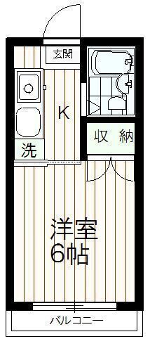 マルナカハイツA 202号室 間取り