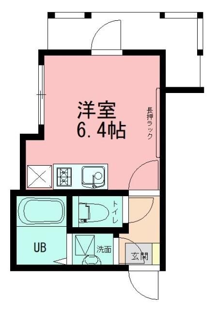 ｐｒｉｍｏ橋本 101号室 間取り