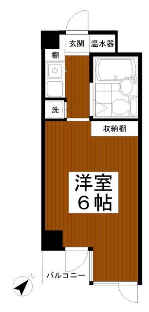 ベルエポック松木 2階部分号室 間取り