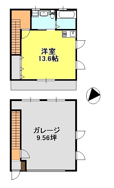 GARAGE7  06号室 間取り