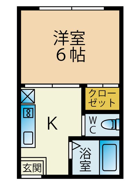 b&rsquo;CASA多摩永山re-born 203号室 間取り