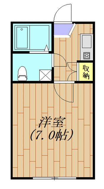 サンフラワー相原 202号室 間取り