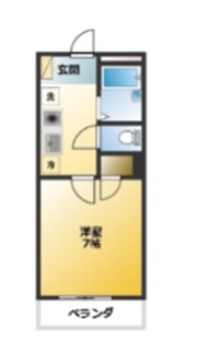 C's 7 KOBAYASHI 403号室 間取り