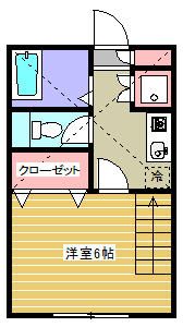 グリーンハウス弥栄 203号室 間取り