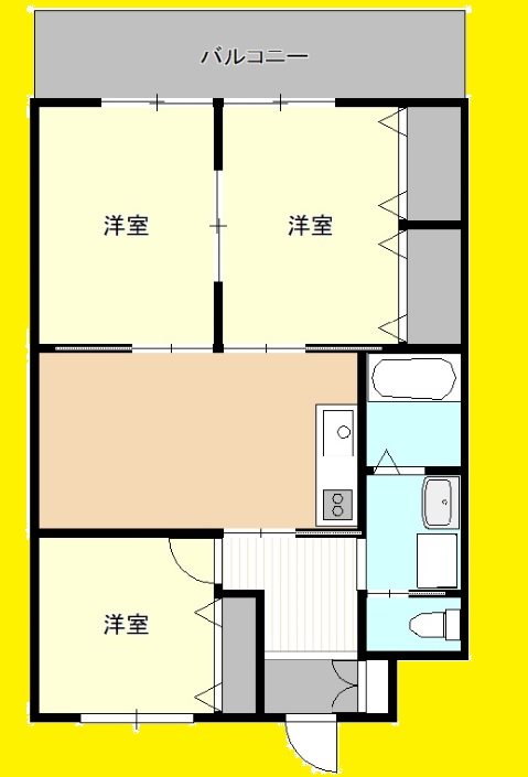 ワークスビル 303号室 間取り