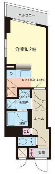 ホイトアボード 201号室 間取り