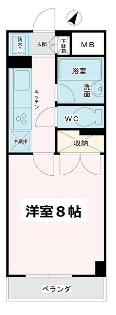 ベルファーム 307号室 間取り
