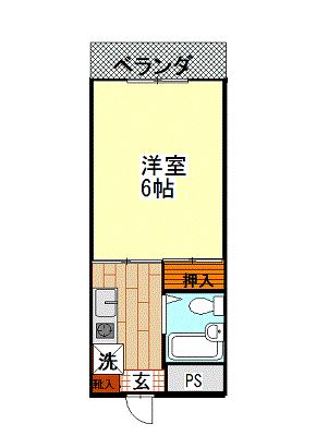 スカイハイム 間取り