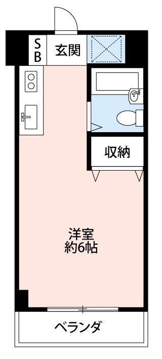 エステートロイヤル 213号室 間取り