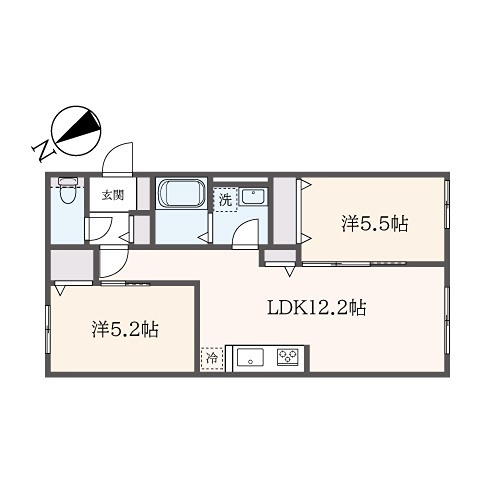 リューメ橋本 間取り