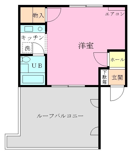 ウィングシティ多摩川 0401号室 間取り