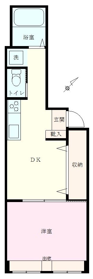 メゾン関口 0201号室 間取り