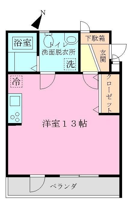 ベイヒルズ新横濱 105号室 間取り