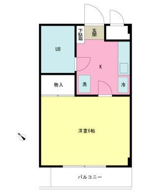 メゾン下山 0402号室 間取り