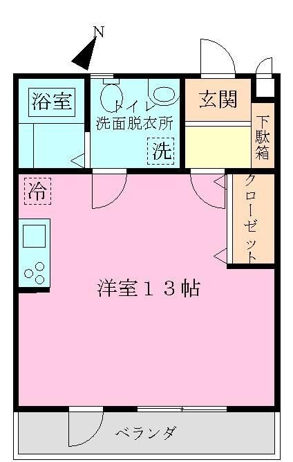 ベイヒルズ新横濱 202号室 間取り