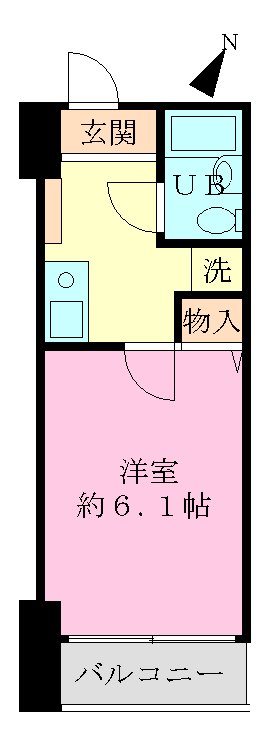 アドヴァンス川崎 0404号室 間取り