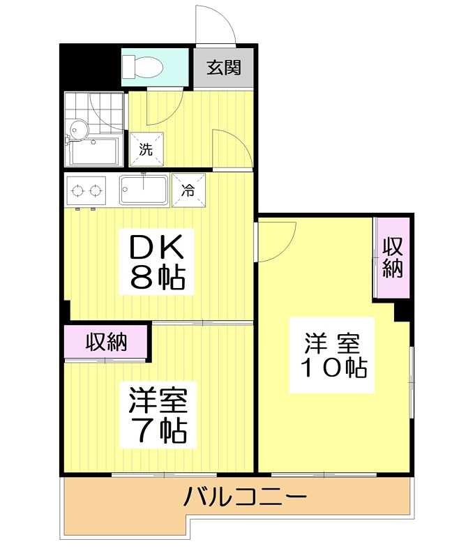 東京都中野区松が丘２丁目 間取り
