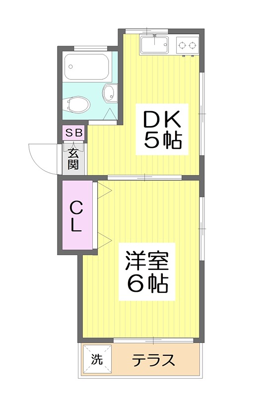 東京都中野区新井５丁目 間取り