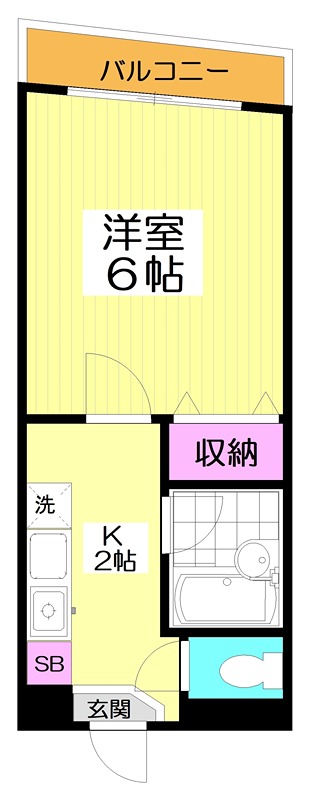 東京都新宿区中井１丁目 間取り