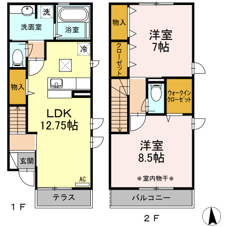 ファミールS 間取り