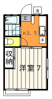 サニーフラット鶴川 間取り