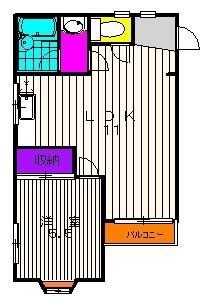 ロワール栗木台 間取り