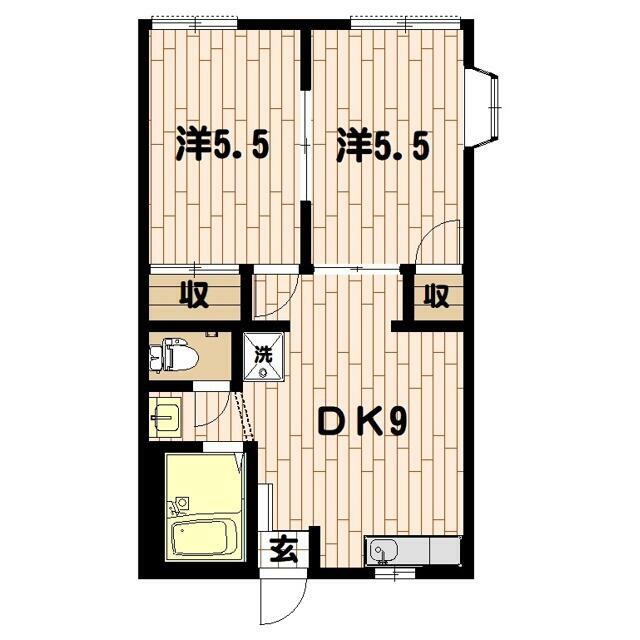 ヴェルドミールⅢ番館 間取り