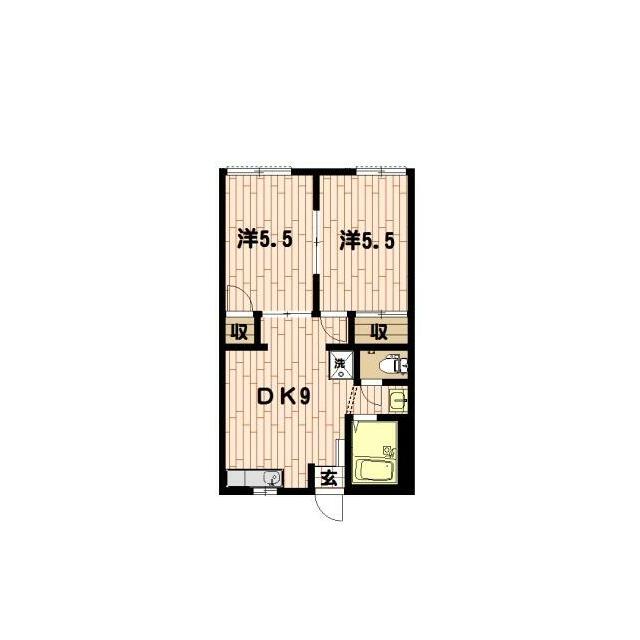 ヴェルドミールⅢ番館 間取り