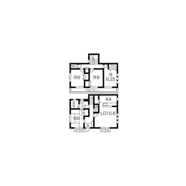 能ヶ谷四丁目戸建Ｃ 間取り